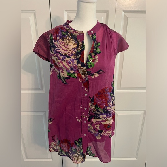 Soft Surroundings Bouquet of Roses Tunic - Picture 2 of 8